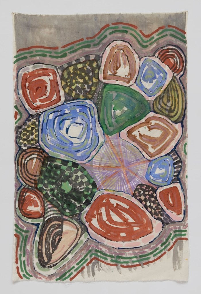 Geology, 2020, 38 x 57 inches, flashe and acrylic on muslin