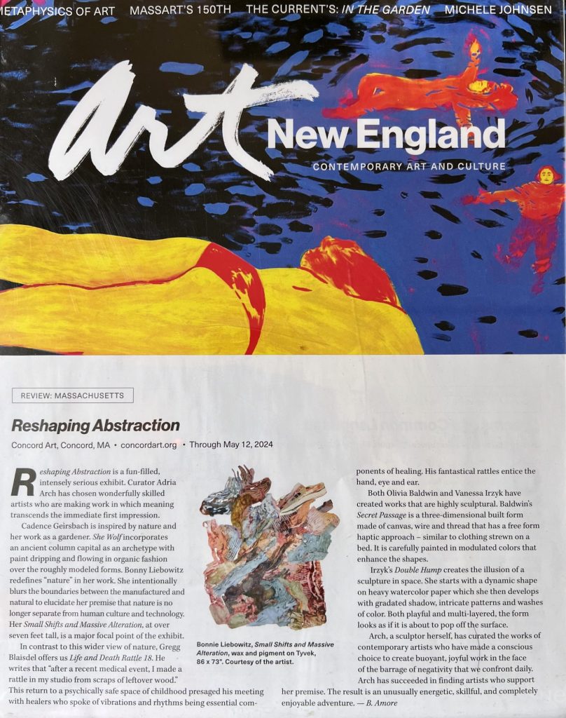 Art New England, 2024, Reshaping Abstraction